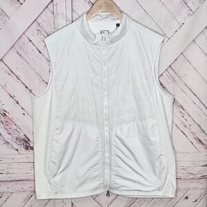 F/x Fushion Golf Men's White Zip-Up Vest